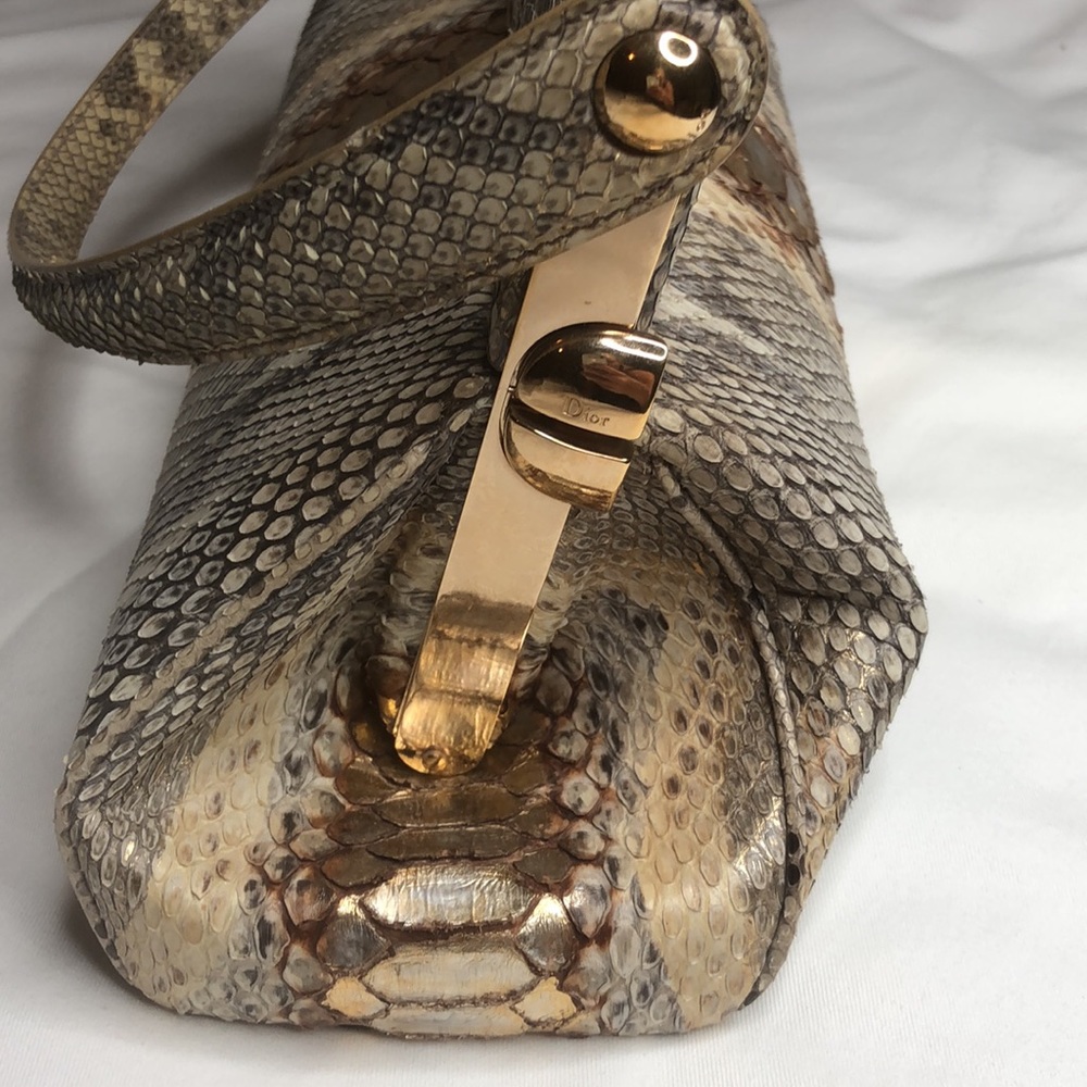 Christian Dior Rare Python Handbag - Picture 7 of 15